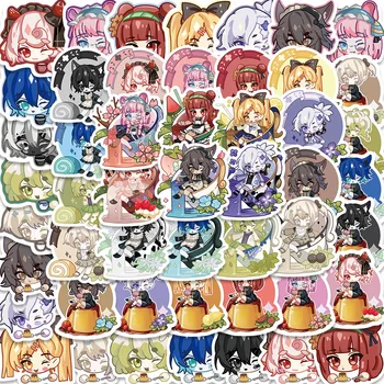 10/30/50PCS Q Versija Anime Kawaii Girl Lipdukai, Kanceliarinės prekės Mielas Automobilio Bagažo Sąsiuvinis Šaldytuvas, Grafiti, Apdailos PVC Lipdukas