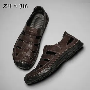 2023 Vasaros Mados Lauko Basutės Vyrų Baotou Batai vyriški Paplūdimio Bateliai Kvėpuojantis Sportiniai Bateliai Pavasario Komfortą Pėsčiomis Sandalai