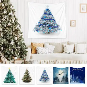2024 M. Kalėdų Medis, Gobelenas Kalėdų Dovana Kalėdų Židinys Troba Apdaila Virtuvės Sienos Kabo Antklodė Kalėdos Gobelenas