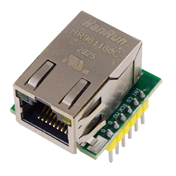 2VNT/DAUG USR-ES1 W5500 Chip Naujas SPI LAN/ Ethernet Converter TCP/IP Mod Modulis