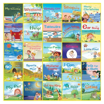 30 Knygų/Set Skaityti Knygelėse Nušvitimą Ankstyvo Mokymosi Paveikslėlių Knygą Vaikams anglų kalba Rūšiuojami Pažinimo Pasakos prieš Miegą Istorija