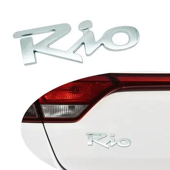 3D ABS Automobilių Lipdukas Raidė Logotipas Logotipas Ženklelis Automobilių Uodegos Pusėje Lipdukas Reikmenys KIA Rio Sportage Cerato Siela Sorento Automobilių Puošimas