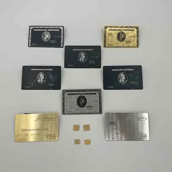 4442 Užsakymą lazeriu supjaustyti advanced užsakymą magnetine juostele Valstybių banko black metalo kredito kortelės