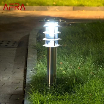 AFRA Lauko Saulės Vejos Lempos Šiuolaikinės LED Vandeniui Kiemo, Sodo Šviesos Namų Veranda, Vila