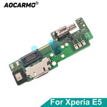 Aocarmo SONY Xperia E5 F3311 F3313 F3316 USB Įkrovimo lizdas Įkroviklio Jungtį Mikrofonas Mic Vibratorius plokštės