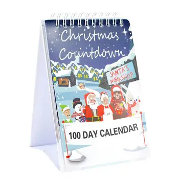 Atgalinės Atskaitos Kalėdų Kalendoriaus 2023 Stalas Nuplėšti Prakeiktas Kalendoriaus 100 Dienų Kalėdų Kalendorių, Mokyklos, Įmonės, Buveinės