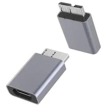 C Micro B USB3.0 Adapteris C Tipo moterį, Micro B Male spartusis įkrovimas USB Micro 3.0 C Tipo Super Greitis hdD