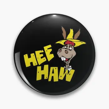 Hee Haw Minkštas Mygtuką Pin Apykaklės Dovana Mados Ženklelis Atlapas Pin Kūrybos Animacinių Filmų Mylėtojas Metalo Mielas Juokingas Sagės Papuošalai Dekoras