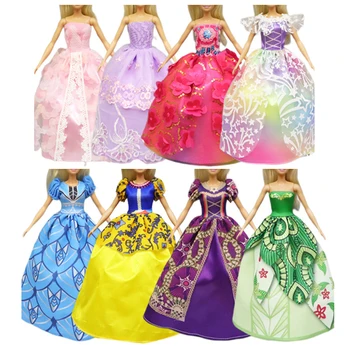 Kawaii Mados Suknelė Vaikams Kalėdų Dovanos, Žaislai, Lėlės Priedai Miniatiūriniai Elementai, Barbie, 