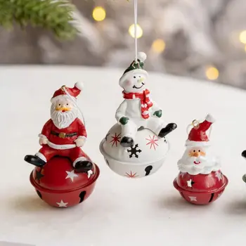 Linksmų Kalėdų Šokių Papuošalai Dekoro Santa Claus Sniego Elnių, Lokių Kabinti už Kalėdų Medžio Pakabukas Dovana, Namų Dekoro Atostogų