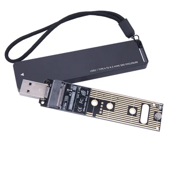 M2 SSD Atveju NVME SSD Talpyklos M. 2 USB 3.1 Tipo Kietąjį Diską Talpyklos Atveju 2230 2242 2260 2280 NVME PCI-E M Klavišą SSD Diską