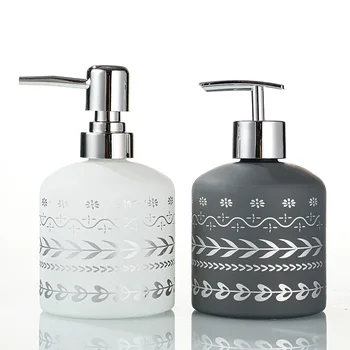 Mažas push-tipo kosmetikos pakuotės modelis, šampūnas, dušo želė imitacija porceliano rankų dezinfekavimo priemonės losjonas tuščias butelis