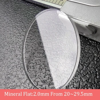Mineralinės Stiklo Žiūrėti Vienodo Storio 2.0 mm, Skersmuo 20mm~29.5 mm Priežiūros Priemonė Accessor Skaidraus Krištolo 1Pieces