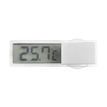 Mini Stotį Automobilių Termometras Skaitmeninis Automobilių Temperatūra Priemones, Sienos Tipo Matuoklis LCD Ekranas
