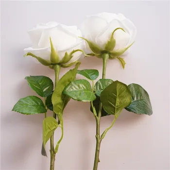 Modeliavimo Rausvos Rožės Šakos Nekilnojamojo Liesti Audinys Gėlių, Augalų Prekybos Centras Apdaila, Dirbtinis Austin Džuljeta Išaugo Padirbtų Gėlių