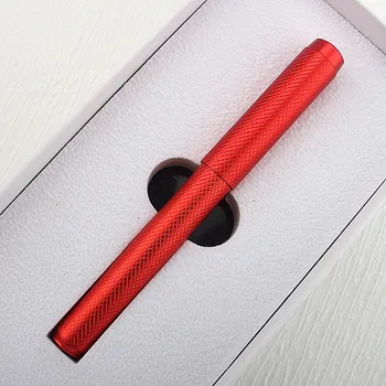 NAUJAS Mados Juoda Fontanas Pen Red Pocket Pen 0.38 mm, 0,5 mm, Lenktos Plunksnų, Rašalo Boksuose, Raštinės Reikmenys