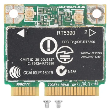 NAUJAS-RT5390 Pusę Mini PCI‑E Sąsają, 802.11 B/G/N Belaidžio Tinklo plokštė-Wifi Adapteris Tik HP Kompiuteris