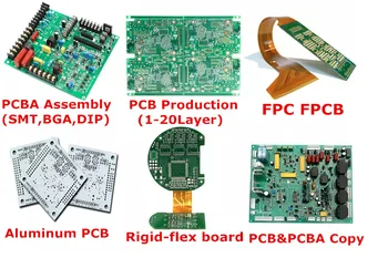 PCBA Korteles PCB Prietaisas Su Programinės ir Aparatinės įrangos Palaikymas IC Chip BGA Litavimas, Aukštų dažnių spausdintinių plokščių PCB PCBA