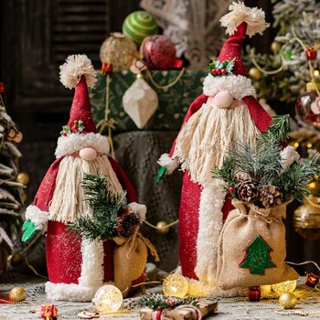 Santa Claus Lėlės Žaislas Dervos Statula, Papuošalus, Namų svetainė, Miegamasis Darbalaukio Langų Kalėdinė Dekoracija Vaikų Dovanų