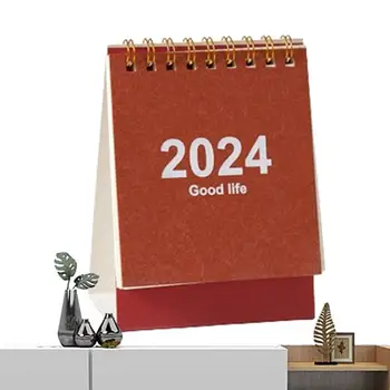Stalinis Kalendorius 2024 Mini Kalendoriaus Kūrybos Darbastalio Apdaila 2024 Mini Kalendoriaus Kūrybos Darbalaukio DecorationDaily Tvarkaraštis