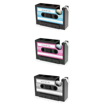 Tape Dispenser Rašiklio Laikiklis, Retro Kasetės Tape Dispenser,Retro, Biuro Reikmenys, Juokingas, Mielas Tape Dispenser