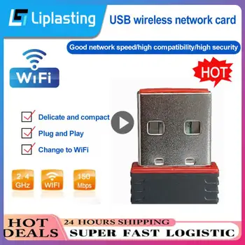 USB WiFi Adapteris Mini WiFi Bevielio ryšio Adapterį, Didelės Spartos USB 2.0 Tinklo plokštė 150Mbps 802.11 N/g/b 