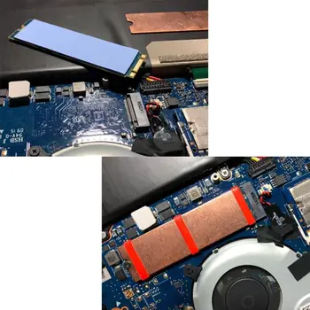 už 2 M. SSD Kietąjį Radiatoriaus Aušinimo Padas PCIE NVME 2280 Aušintuvas Heatsin